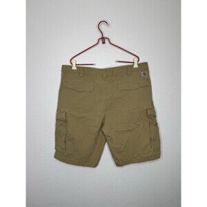 Carhartt Men's Shorts Size 40 Rugged Flex Relaxed Fit Brown Cargo BS3542-M Gorp